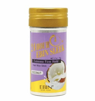 Ebin New York 24 Hour Edge Tamer Hair Sleek Stick - Coconut / 75g