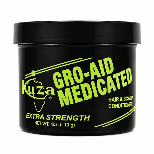 Kuza Gro-Aid Medicated Hair & Scalp Conditioner — restored product photograph
