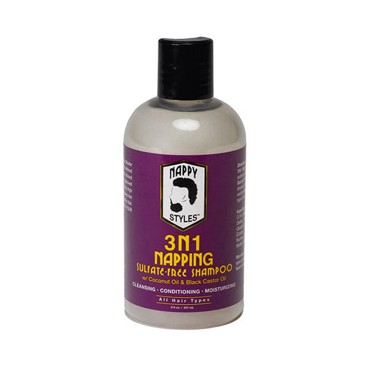Nappy Styles 3 N 1 Napping Sulfate-Free Shampoo 237ml bottle