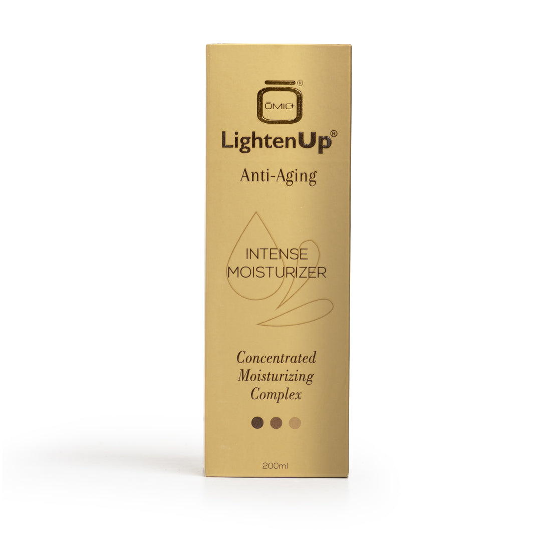 OMIC+ LightenUp Anti-Aging Intense Moisturizer, 200ml box