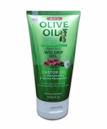 ors olive oil super hold wig grip gel infused castor oil 5oz