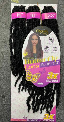 Cherish Butterfly Locs 3X Eazi Pack 14" / 18" / 22"