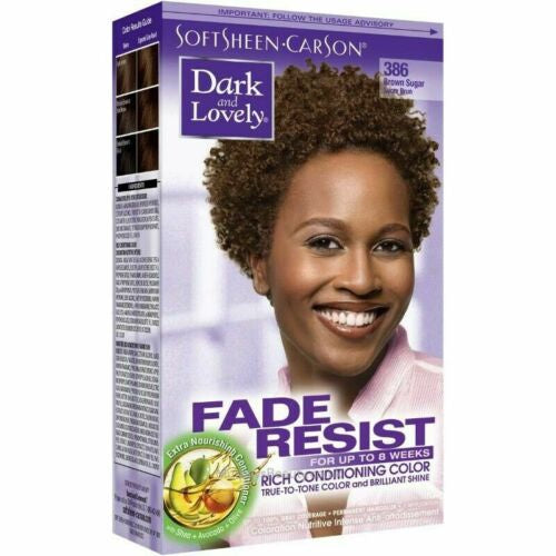 Dark and Lovely Fade Resist Hair Color Brown Sugar 386