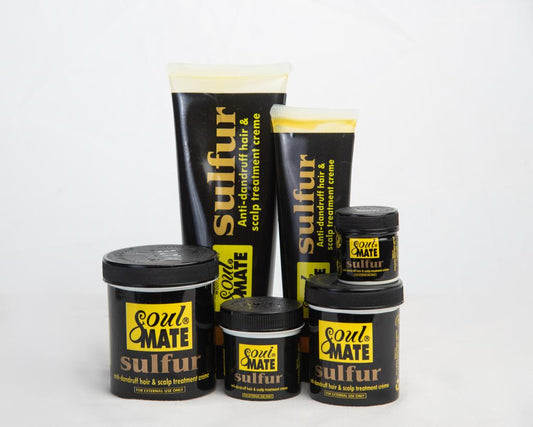 Soul Mate Sulfur Anti-Dandruff Hair Cream with Menthol – 5.9 oz