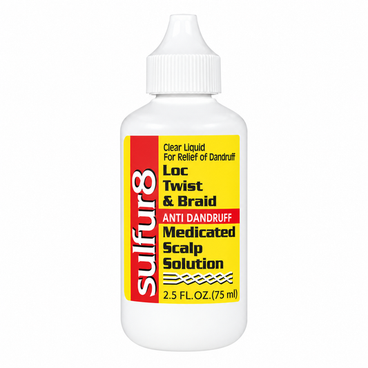 Sulfur 8 Loc Twist & Braid Anti Dandruff Medicated Scalp Solution — restored product photograph