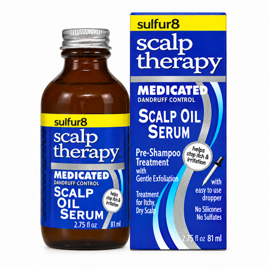 SULFUR 8/ SCALP THERAPY / OIL SERUM /81 ML — restored product photograph