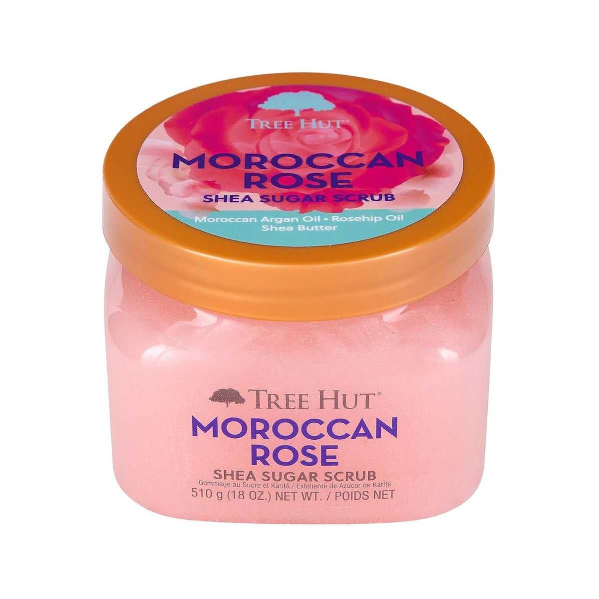 Tree Hut Moroccan Rose Shea Sugar Scrub, 510g jar