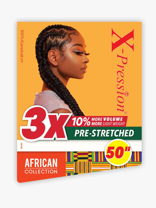X-Pression 3X Pre-Stretched Braid 50 inch