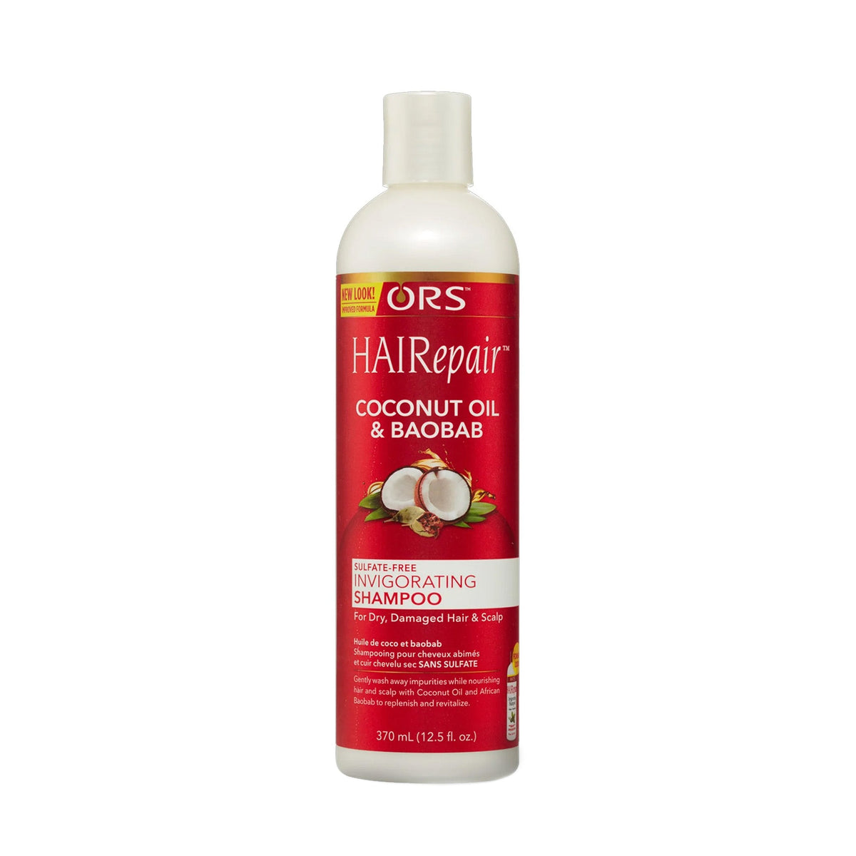 ORS HAIRepair Invigorating Shampoo 370 ml / 12.5 fl oz - front pack - SKU 632169110032