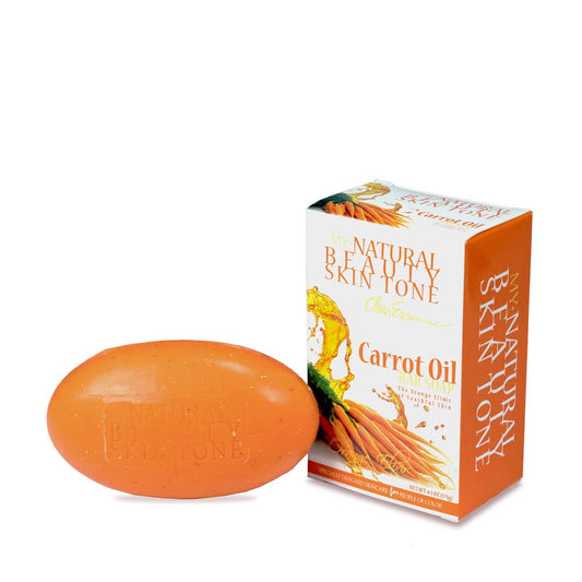 CLEAR ESSENCE MY NATURAL BEAUTY SKIN TONE CARROT OIL  BAR SOAP