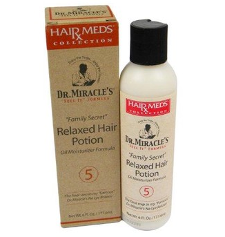 Dr Miracle's  "Family Secret" Relaxed Hair Potion Oil Moisturizer Formula