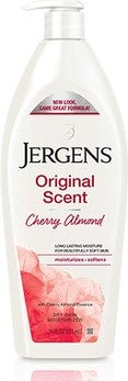 Jergens 25% More Free Original Scent with Cherry Almond Essence Dry Skin Moisturizer