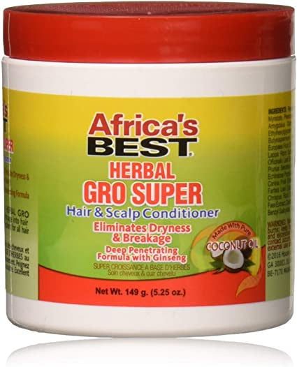 Africa's Best Herbal Gro Super Hair & Scalp Conditioner 149g
