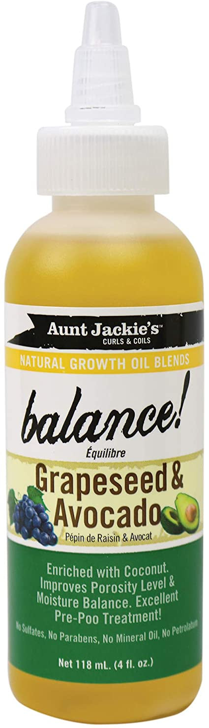 Aunt Jackie's Balance! Grapeseed & Avocado Oil 118ml