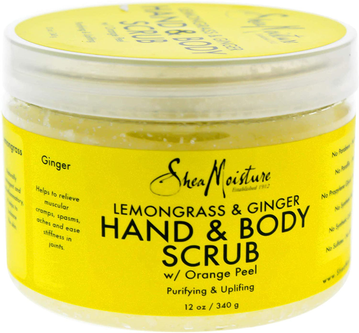 Shea Moisture   Lemongrass & Ginger Hand & Body Scrub