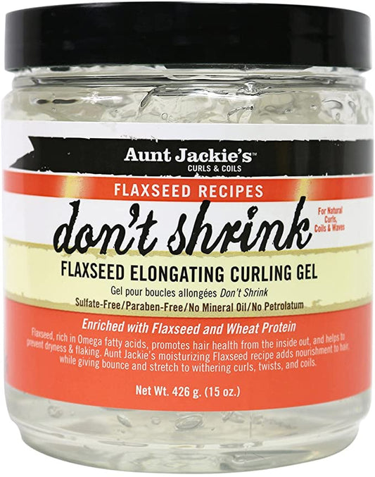 Flaxseed Recipes don't shrink Flaxseed Elongating Curling Gel