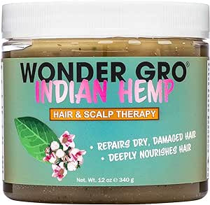 WONDER GRO INDIAN HEMP HAIR AND SCALP THERAPY/ 340 G
