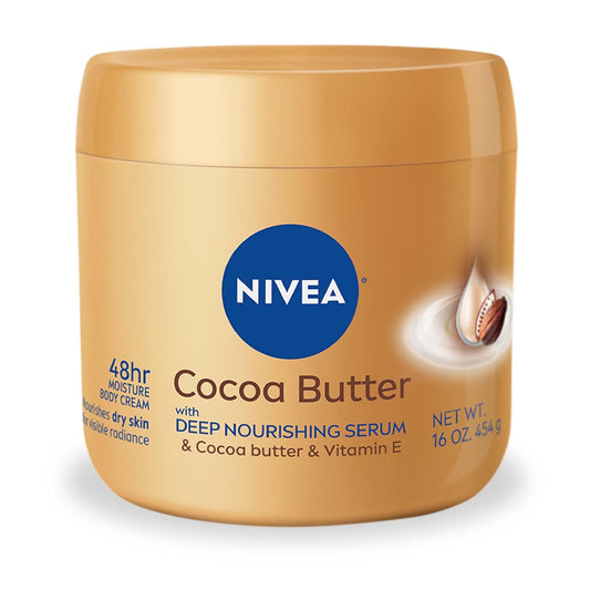 NIVEA COCOA BUTTER WITH VITAMIN E BODY CREAM/ 454g