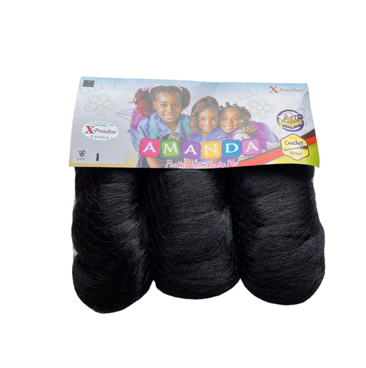 Amanda Xpression French Curly Braids Hair Extensions 30"   Short  french curl