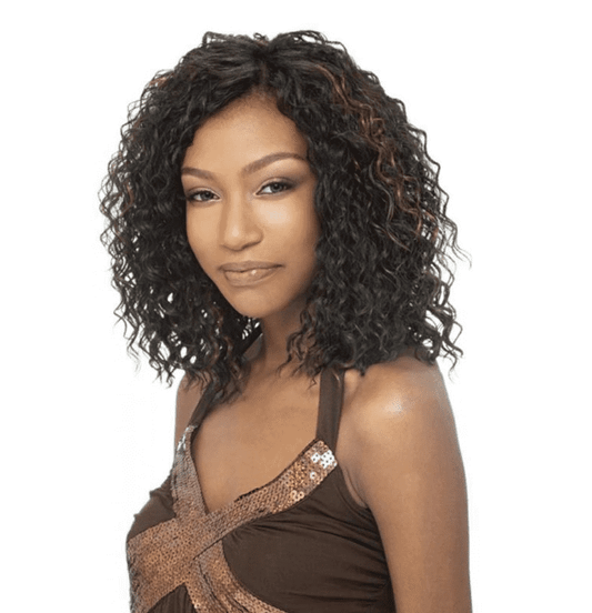 Freetress Equal Double - Weave - Beach Curl 4 Piece + Free Closure and Bang