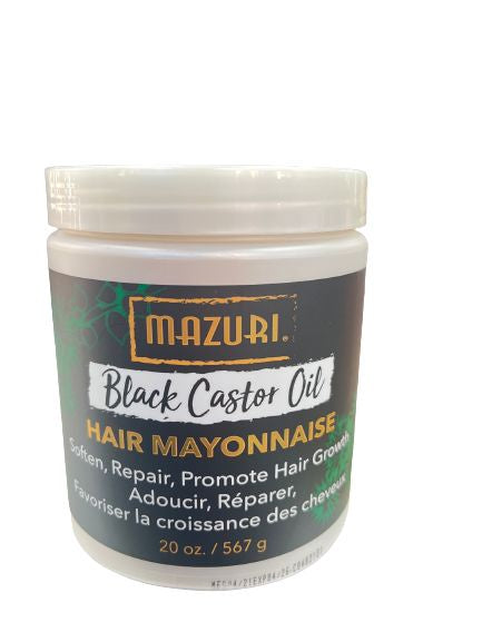 MAZURI BLACK CASTOR OIL HAIR MAYONNAISE 567 G