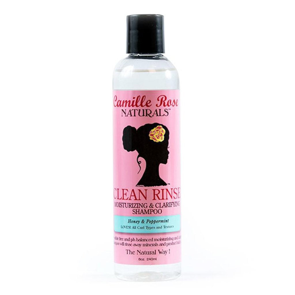 Camille Rose Clean Rinse Moisturizing & Clarifying Shampoo 240 ml (8 oz) - front pack