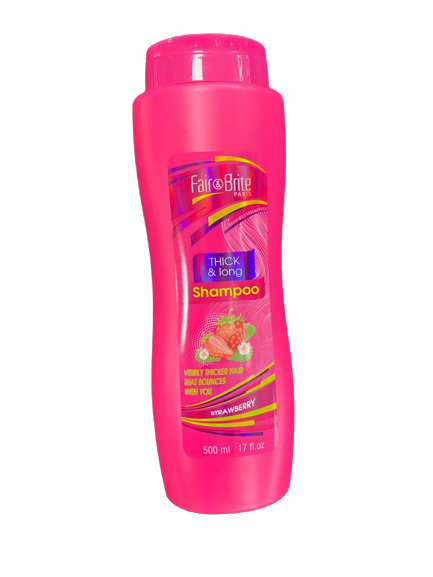 Fair & Brite Strawberry Thick & Long Shampoo 500ml