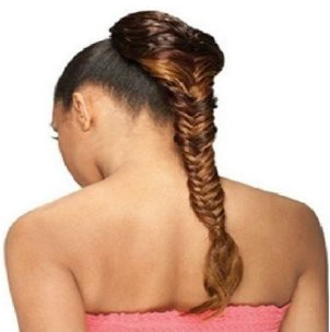 EQUAL THE LUXURY INTEGRATION BRAIDED PONYTAIL DRAWSTRING FISHTAIL GIRL