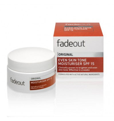 Fadeout Original Even Skin Tone Moisturiser SPF 15 50% Extra Free