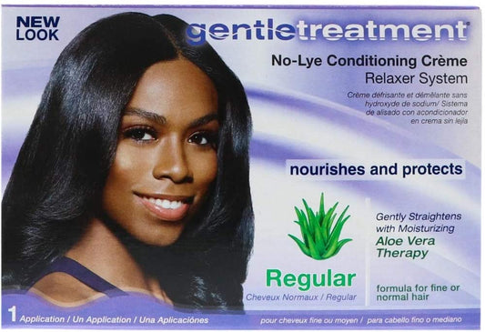 Gentletreatment No-Lye Conditioning Crème Relaxer System - Regular