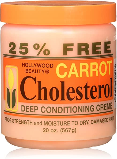 Hollywood Beauty  Carrot Crème & Carrot Cholesterol Deep Conditioning Crème