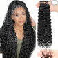 JAZZY FEATHER CROCHET HAIR  BRAZILIAN HUMAN HAIR BLENDED Crochet Deep Wave 18"