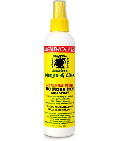 Jamaican Mango & Lime Maximum Relief Mentholated No More Itch Gro Spray