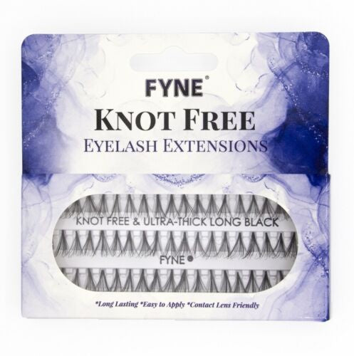 Fyne Knot-Free Ultra-Thick Individual Lashes – Black