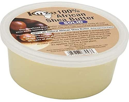 Kuza Naturals 100% African Shea Butter Solid - White