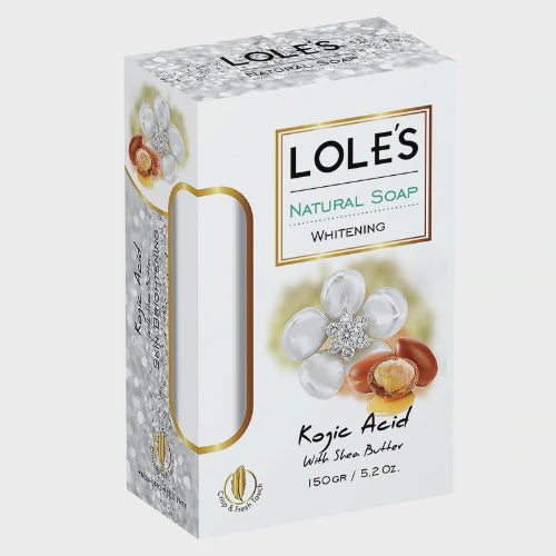 Lole's  Natural Soap Lightening Kogic Acid with Shea Bitter