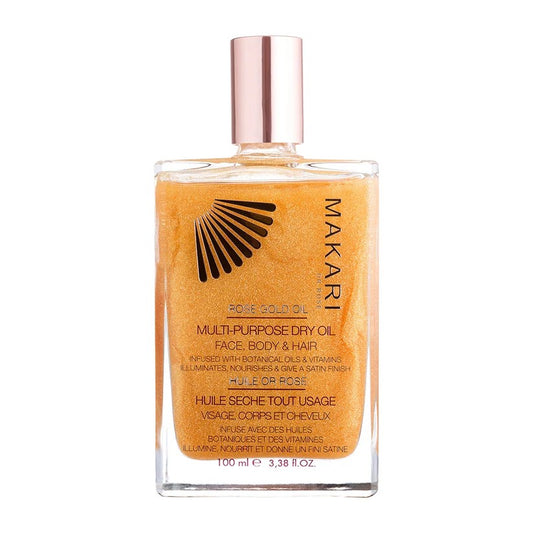 MAKARI ROSE GOLD 24K MULTI-PURPOSE DRY OIL FACE BODY & HAIR