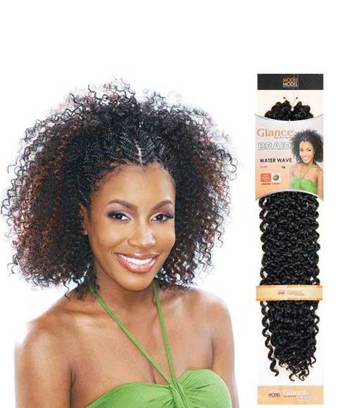 Model Model Glance Water Wave Braiding Hair