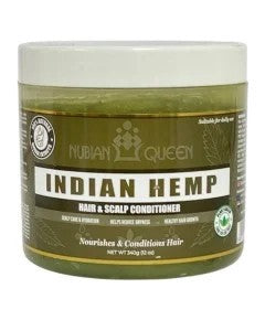 NUBIAN QUEEN INDIAN HEMP HAIR & SCALP CONDITIONER 340G