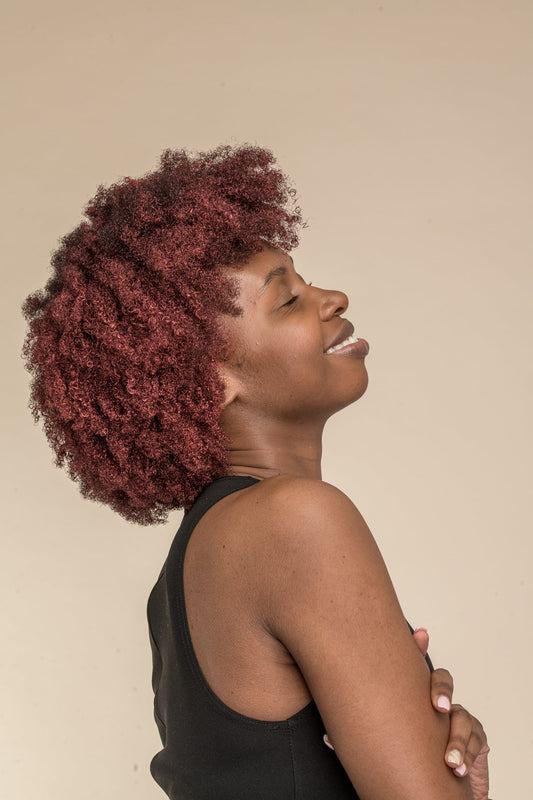 ORS Color Blast Sangria 171 g, manufacturer shade example on curls - SKU 632169127016