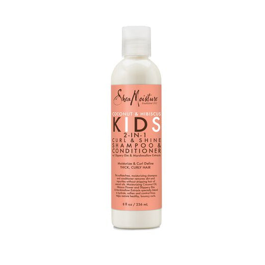 SheaMoisture Coconut & Hibiscus Kids 2-in-1 Curl & Shine Shampoo & Conditioner 236ml