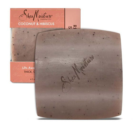SheaMoisture Coconut & Hibiscus Rhassoul Clay Shampoo Bar 128g