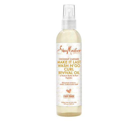 SheaMoisture Coconut Custard Make It Last Wash N’Go Curl Revival Oil 237ml