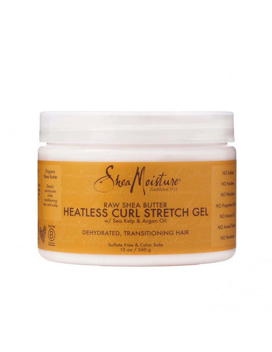 Shea Moisture  Raw Shea Butter Heatless Curl Stretch Gel w/ Sea Kelp & Argan Oil