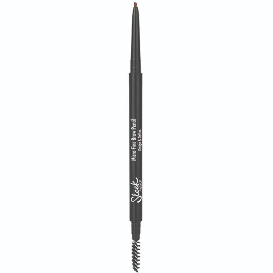 sleek makeup micro fine brow pencil medium brown