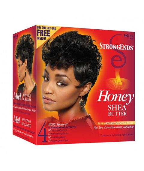 StrongEnds Honey & Shea Butter No-Lye Conditioning Relaxer – Super