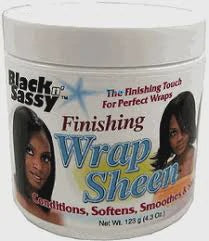 Black n’ Sassy Finishing Wrap Sheen