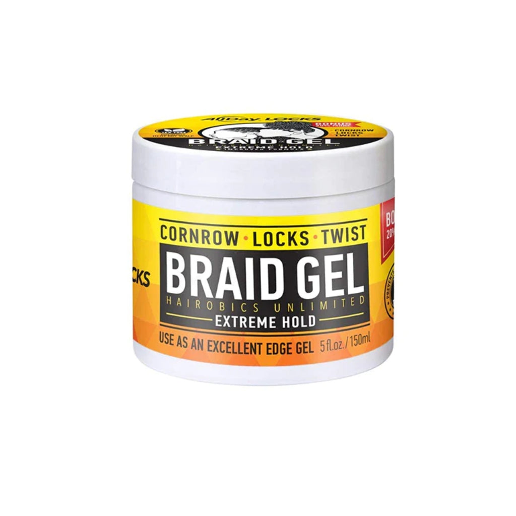 All Day Locks Braid Gel Extreme Hold — 5oz
