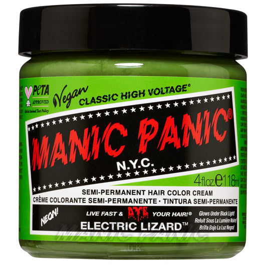 Manic Panic  Semi-Permanent Hair Color Cream- Electric Lizard118ml