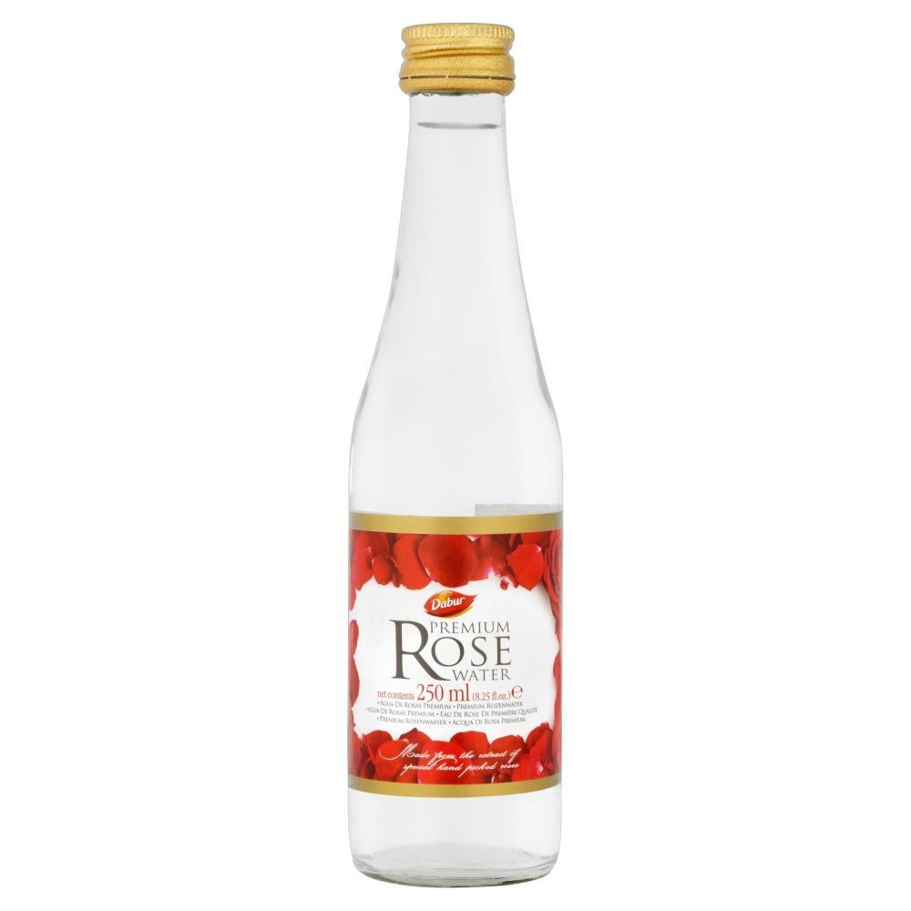 Dabur Premium Rose Water 250 ml bottle